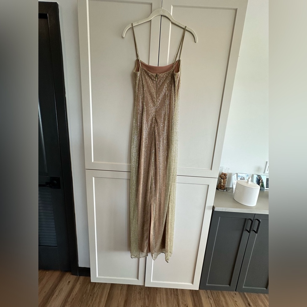 House of CB Strapless Gold Dress - Picture 9 of 15